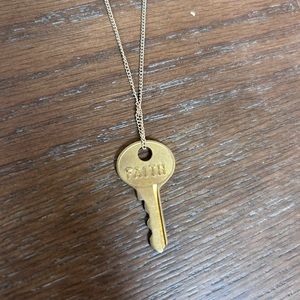 "Faith" Giving keys necklace